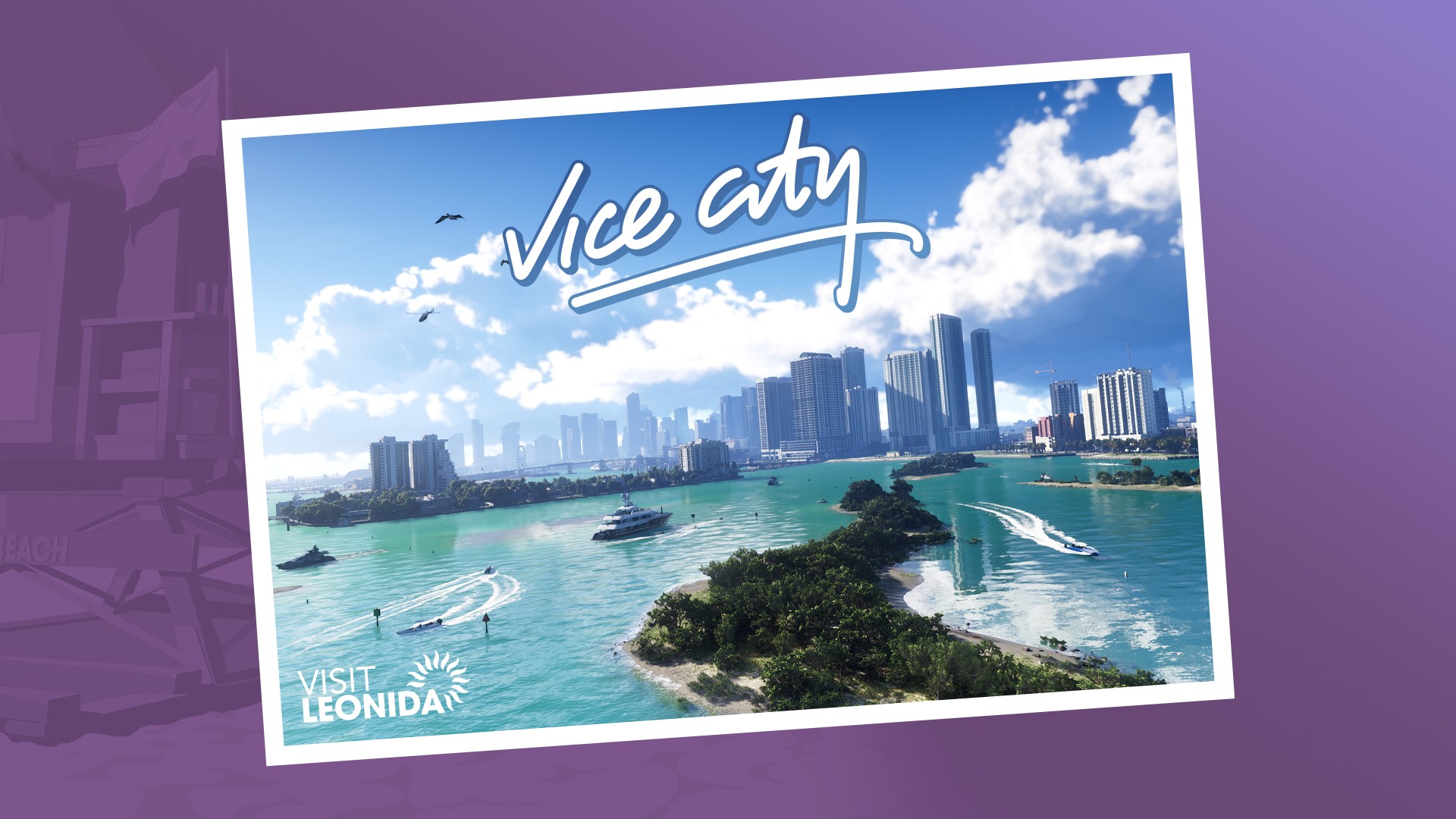 gta 6 carte cadeau psn xbox payer gta 6 moins cher – Postcard Vice City rétro GTA 6