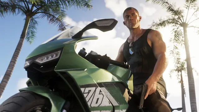 Jason Duval — portrait officiel : image officielle de GTA 6 publiée par Rockstar Games