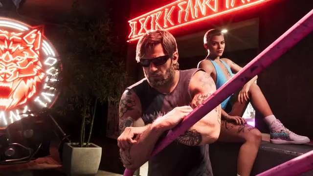 Electric Fang vue arrière Ultimate Edition : visuel promotionnel officiel GTA 6 diffusé par Rockstar Games