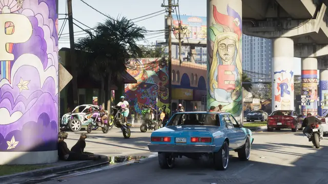 Vice City — vue aérienne : image officielle de GTA 6 publiée par Rockstar Games