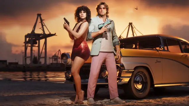 Vintage Vice City Pack contenu bonus : visuel promotionnel officiel GTA 6 diffusé par Rockstar Games